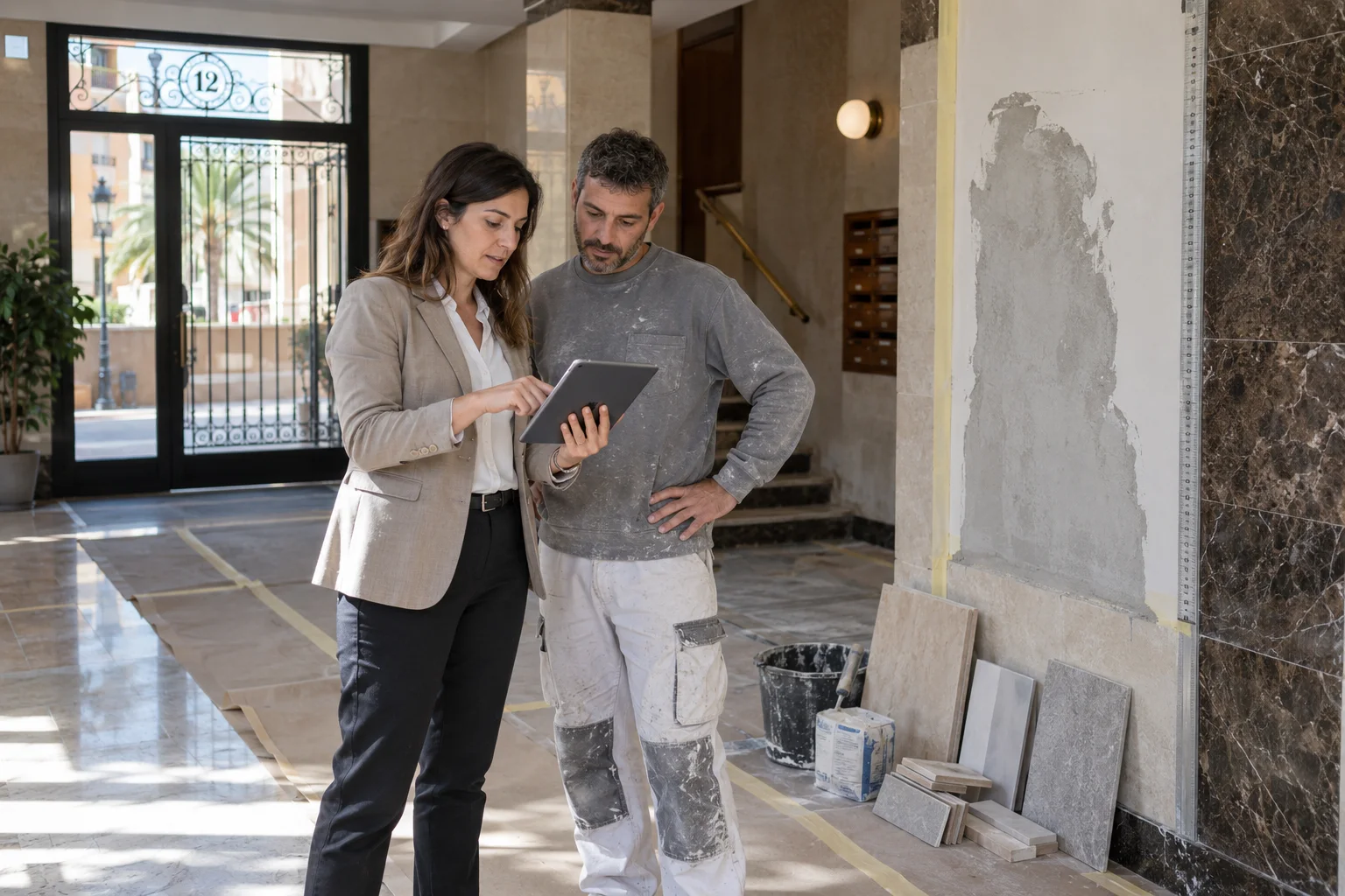 Coordinación de una obra de rehabilitación en España