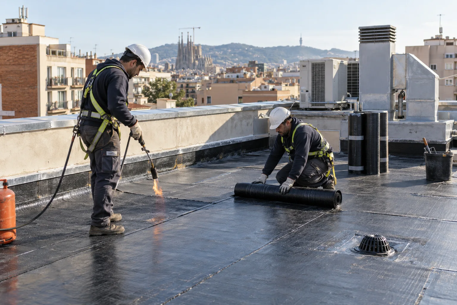 Cota Cero · impermeabilización de cubiertas en Barcelona